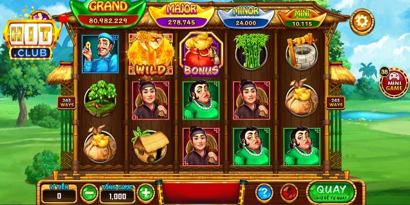 Truy cập vào trang chủ của cổng game để quay hũ, nhận vàng