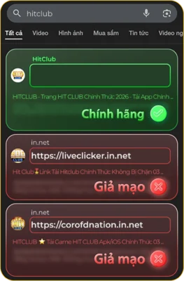 Banner phân biệt thật giả Hitclub.cab