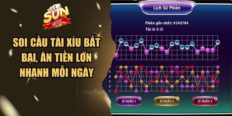Soi Cầu Tài Xỉu Bất Bại, Ăn Tiền Lớn Nhanh Mỗi Ngày 1 Soi Cầu Tài Xỉu