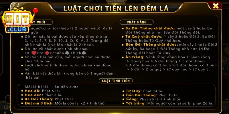 Tiến Lên Đếm Lá Hitclub - Phiên Bản Đỏ Đen Đắt Khách Số 1 3 Lưu giữ thứ tự các lá bài trong trận đấu là bí kíp vàng